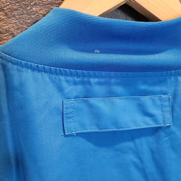 Haband Men’s Blue Jacket 2XL Lightweight Windbreaker Bomber Style - Picture 5 of 8